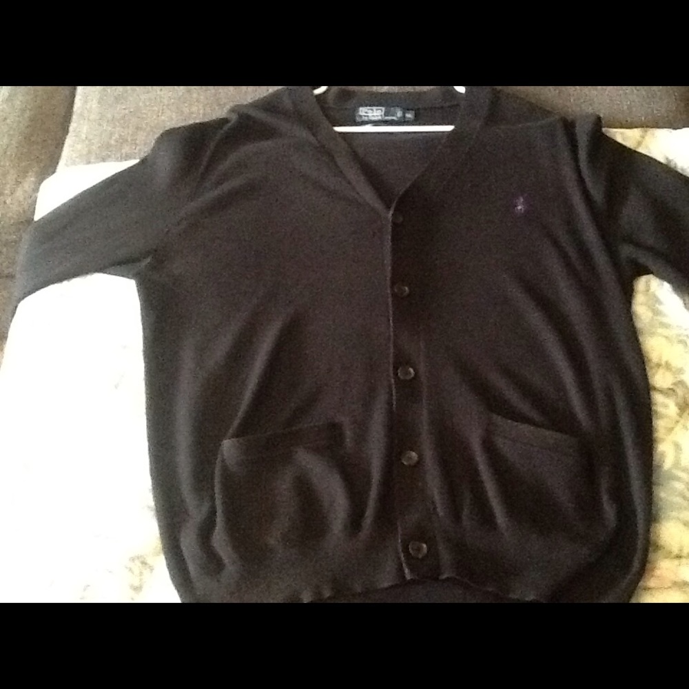 Black Polo Cardigan